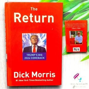 THE RETURN by Dick Morris - Hardcover book politics - 252 pages  NY Bestseller